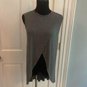 Ten Sixty Sherman sleeveless open high low tank
